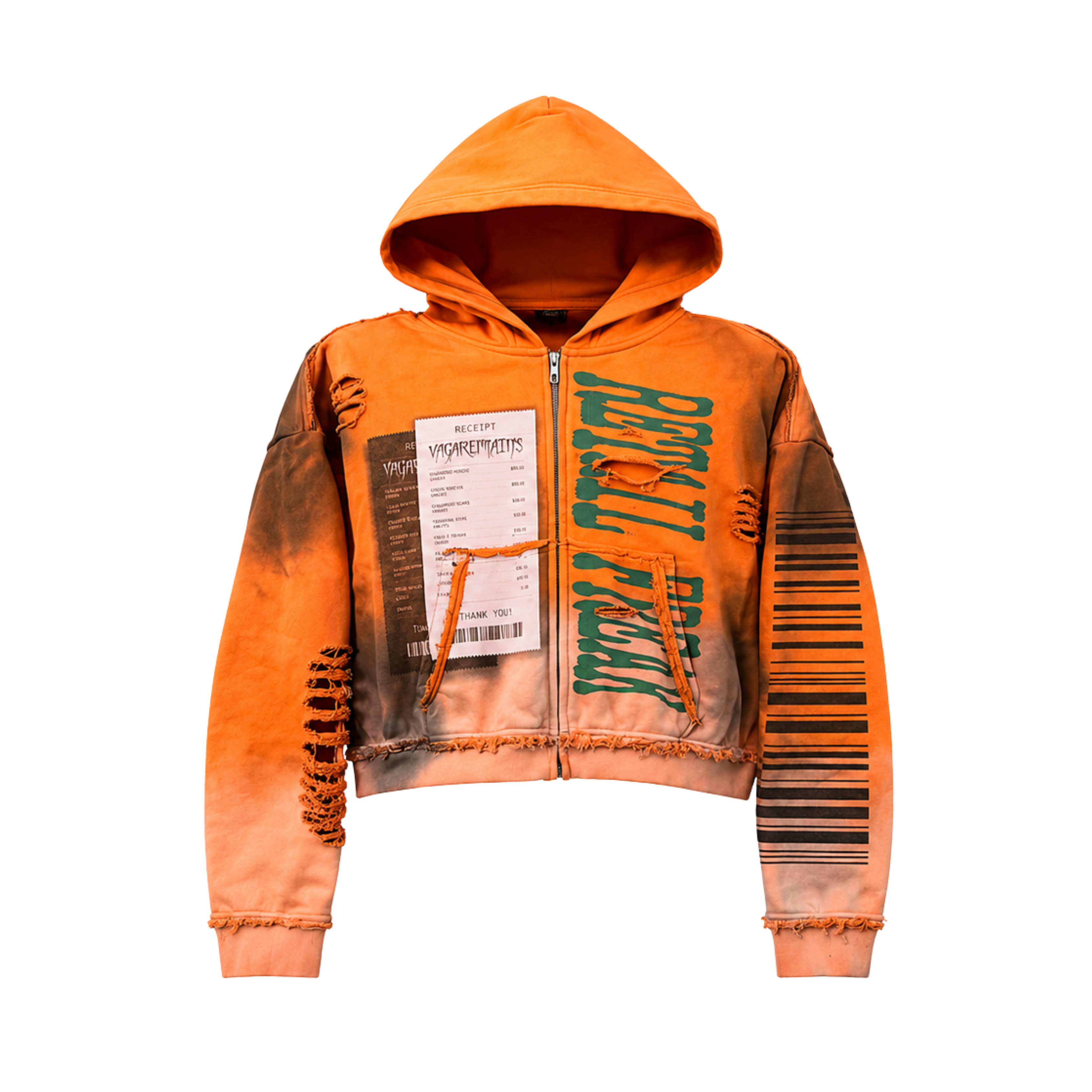 Thrashed Retail Freak Orange Hoodie