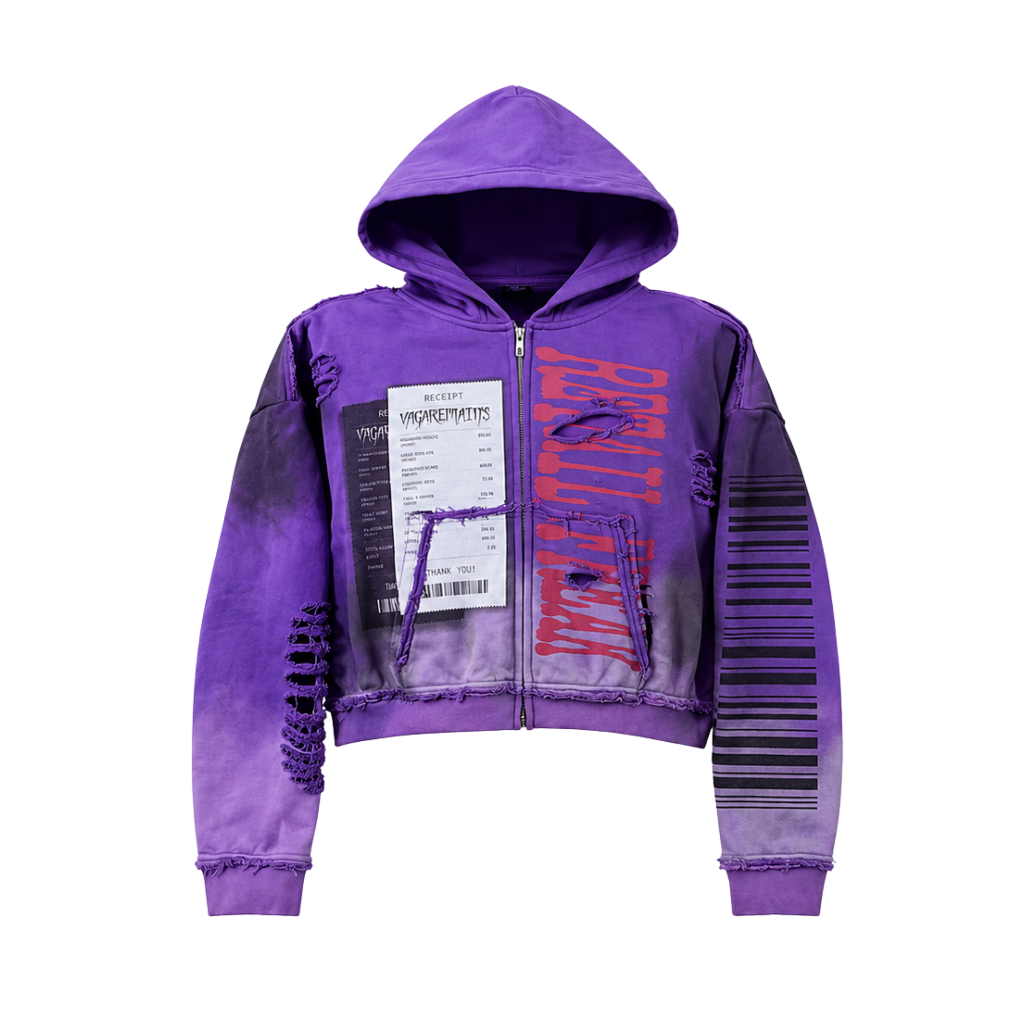 Thrashed Retail Freak Purple Hoodie