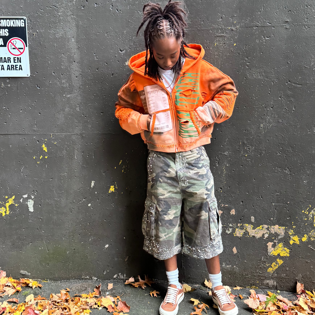 Thrashed Retail Freak Orange Hoodie