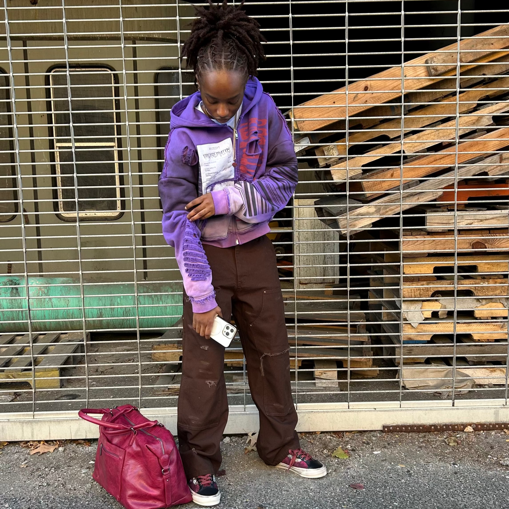 Thrashed Retail Freak Purple Hoodie